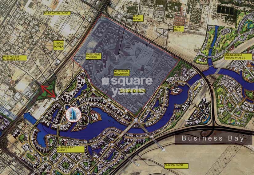 Deyaar The Burlington Location Image