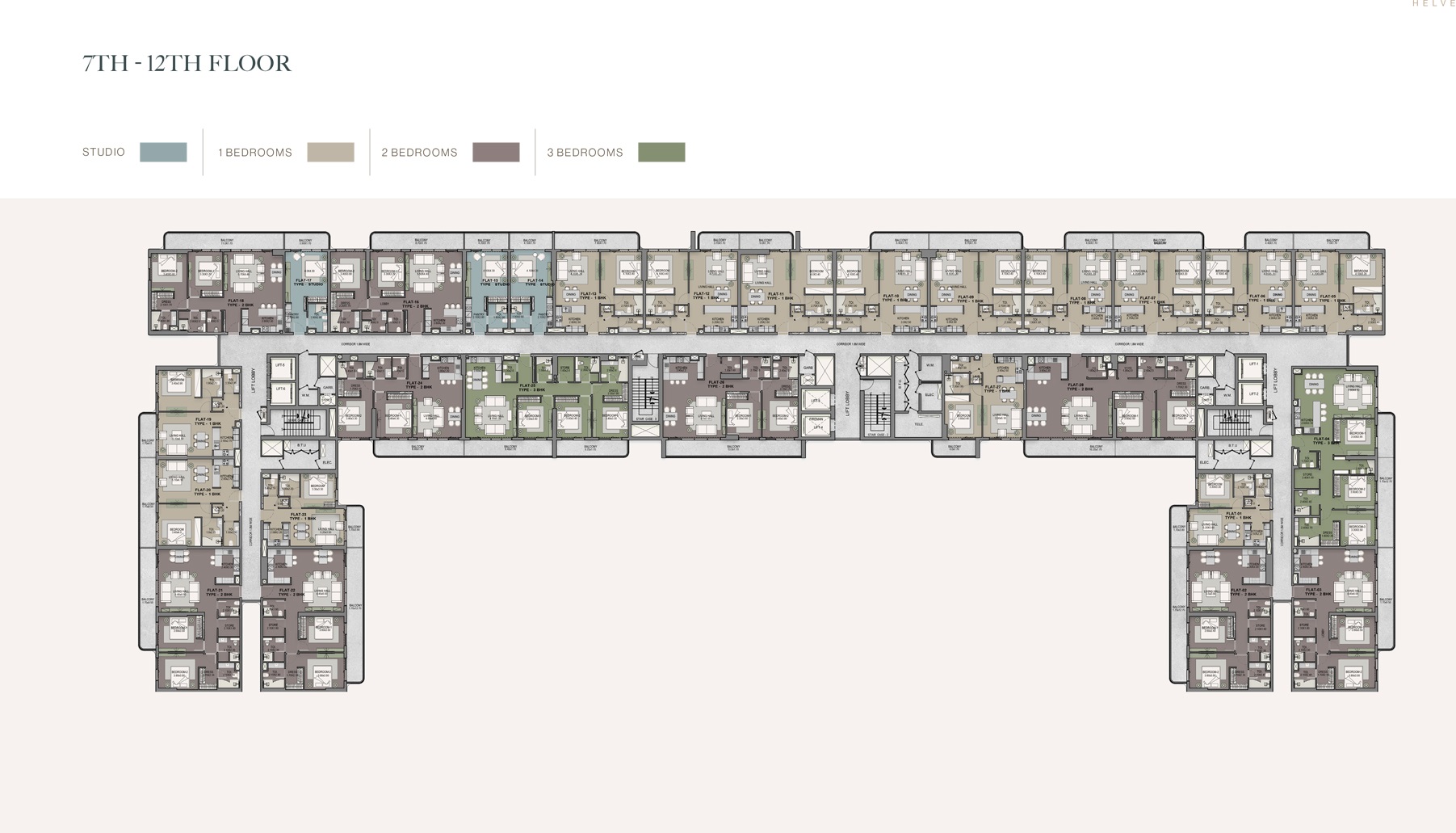 DHG Helvetia Residences Floor Plans