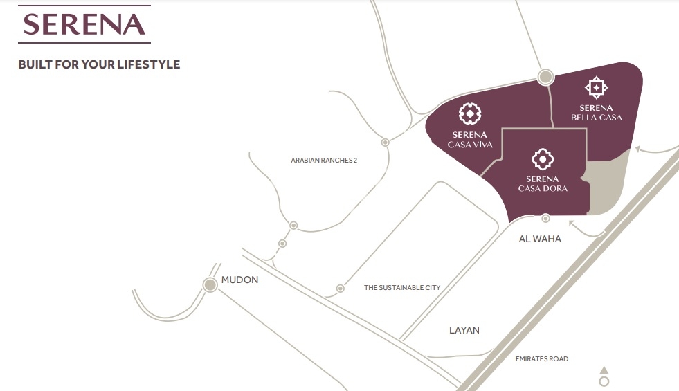 DP Serena Casa Dora Location Image