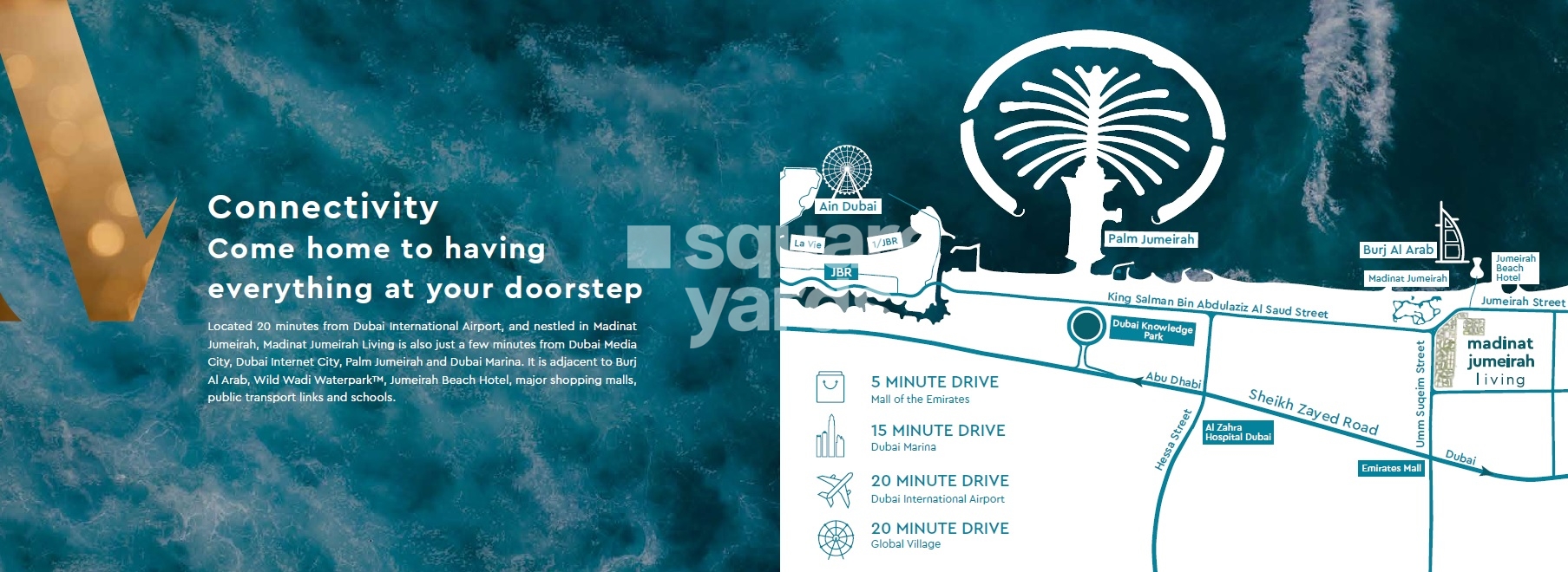 Dubai Asayel Apartments Location Image