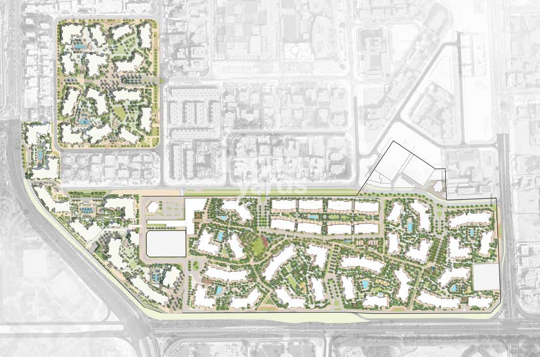 Dubai Asayel Apartments Master Plan Image