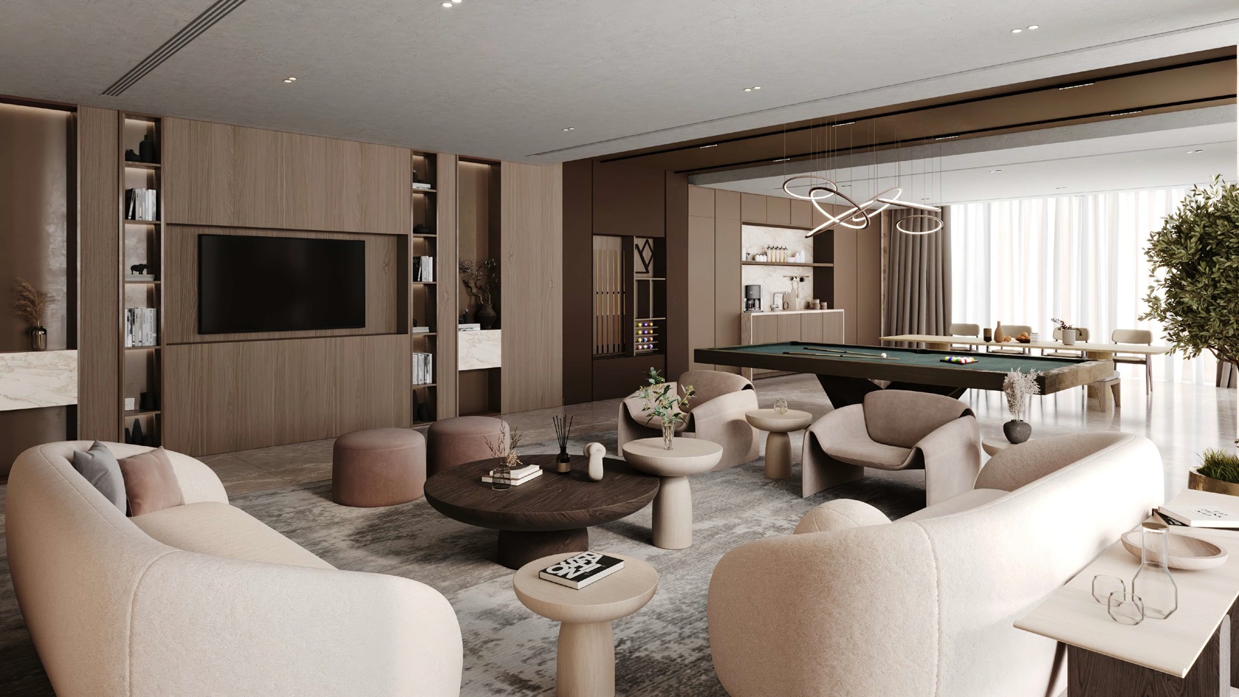 Dubai Beachfront Gates Apartment Interiors