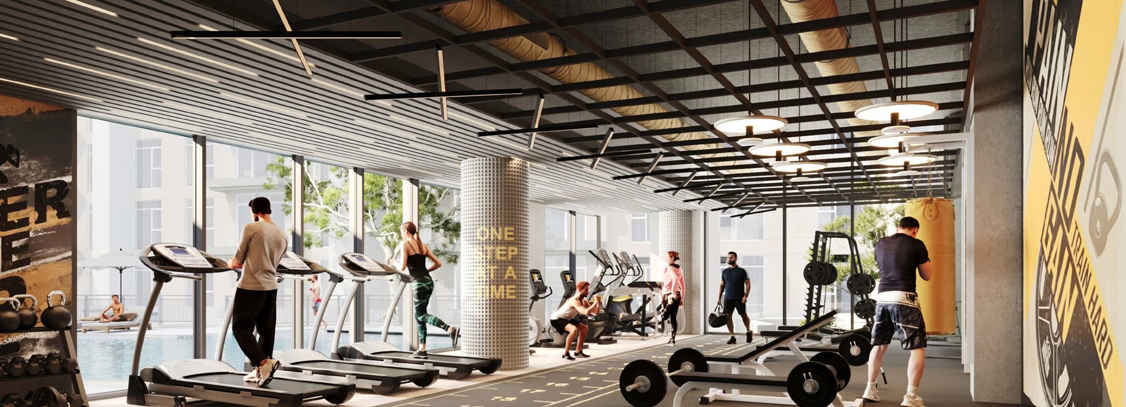 Dubai Beachfront Gates Gymnasium Image