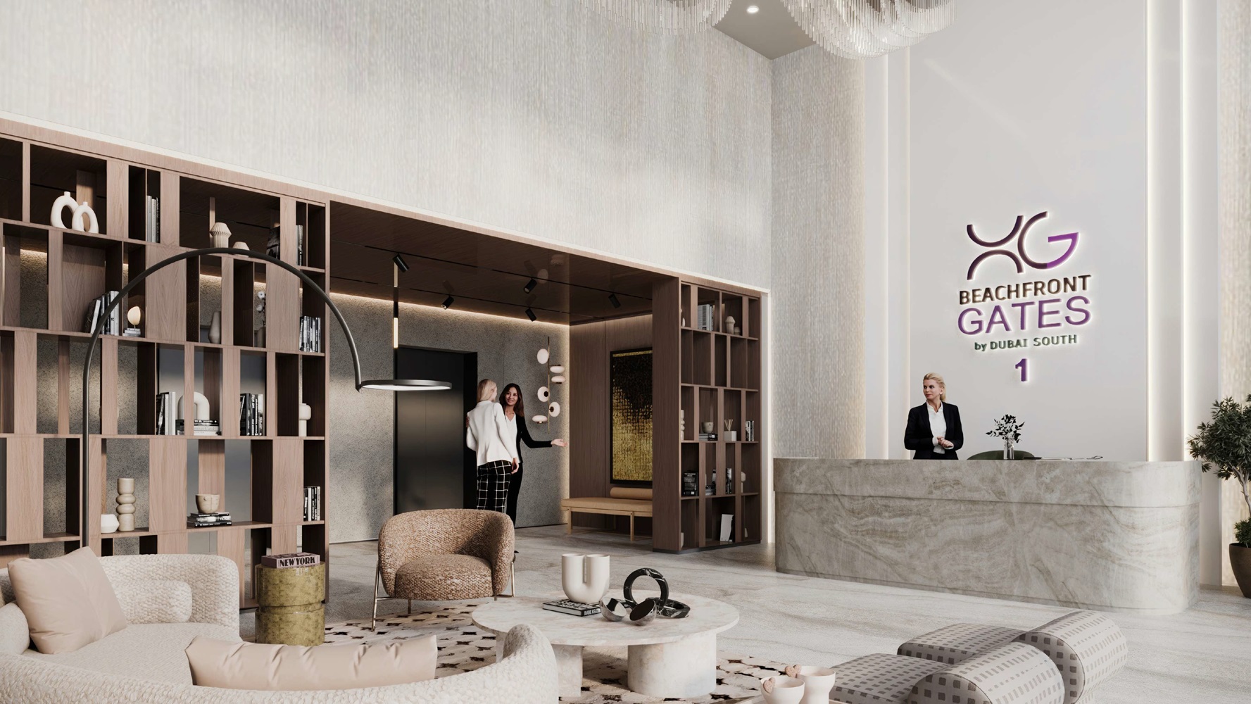 Dubai Beachfront Gates Waiting Lounge