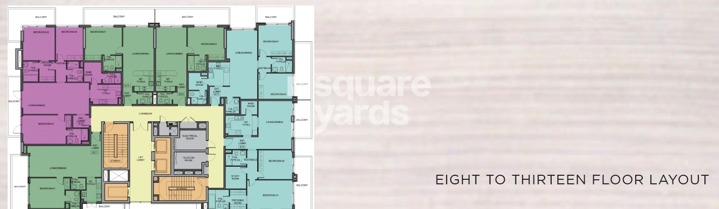 Dune Residency JVC Floor Plans