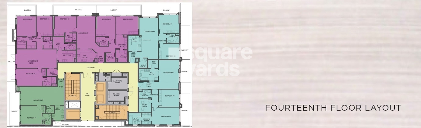 Dune Residency JVC Floor Plans