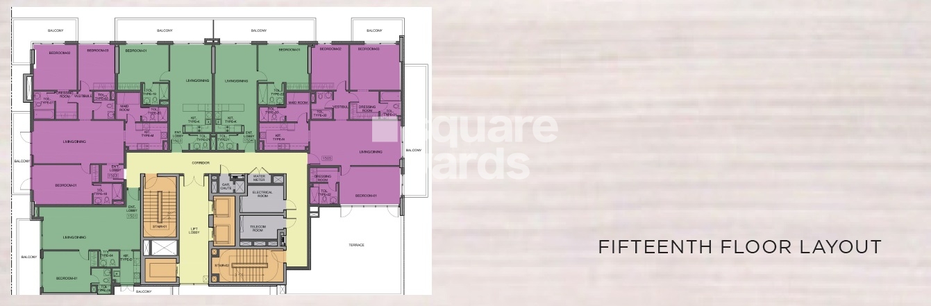 Dune Residency JVC Floor Plans