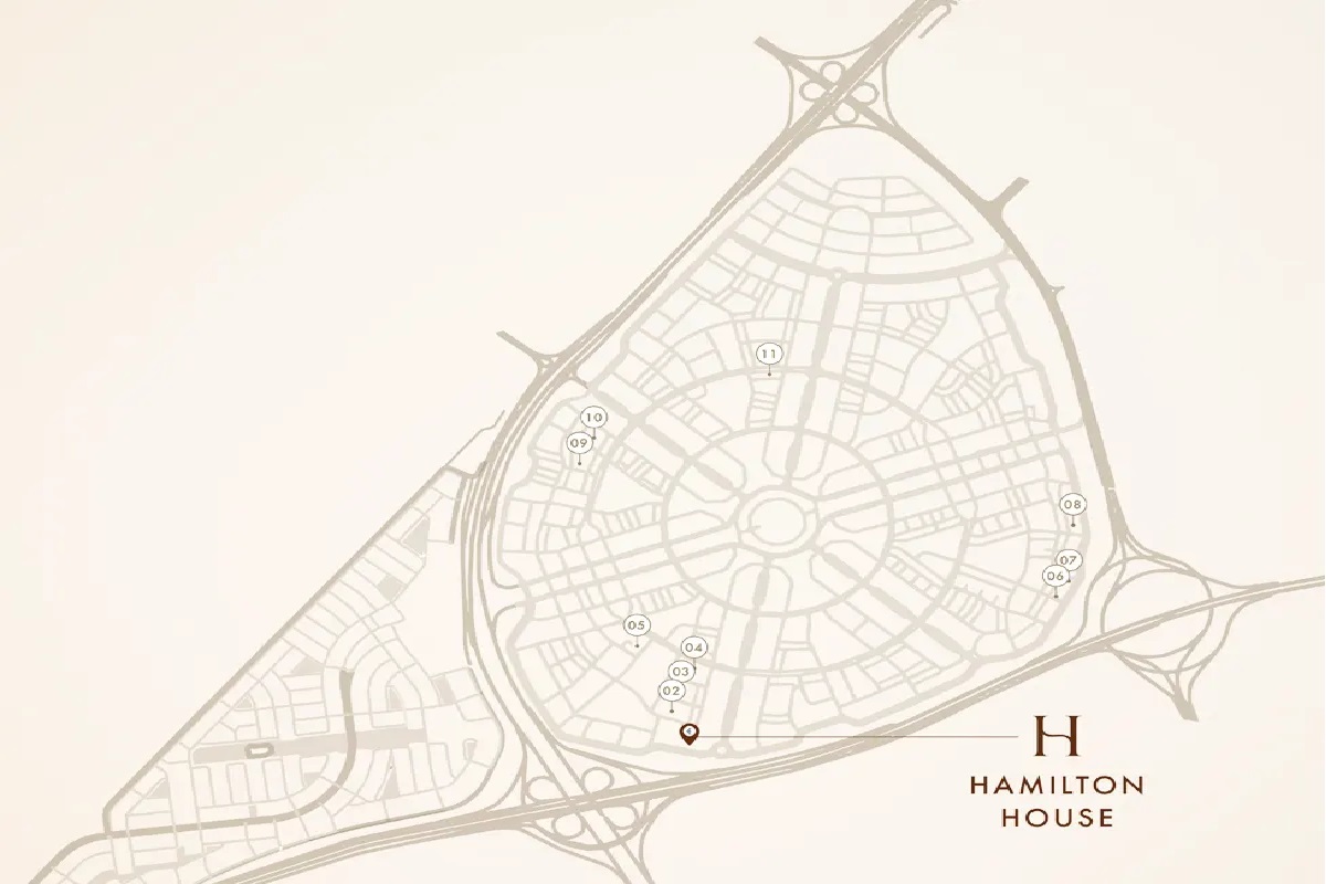 Ellington Hamilton House Location Image