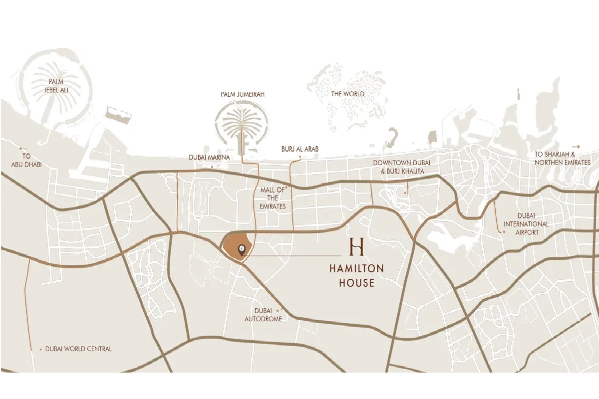 Ellington Hamilton House Location Image