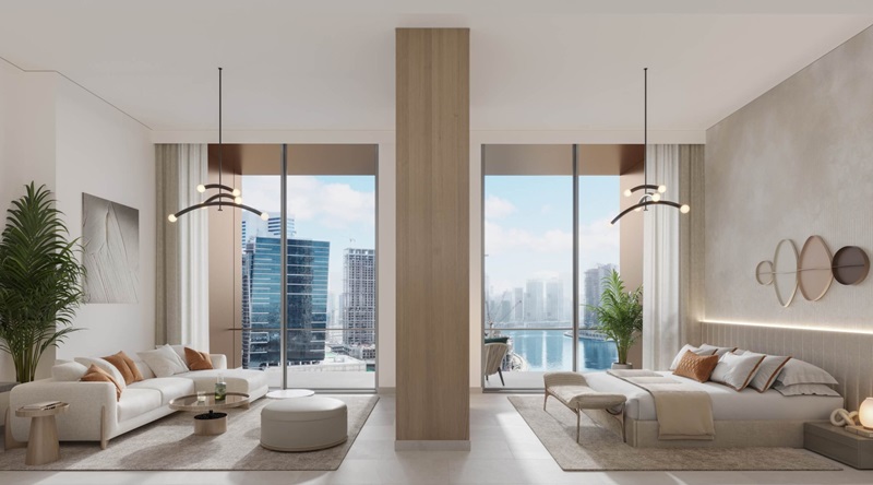 Ellington One River Point Apartment Interiors