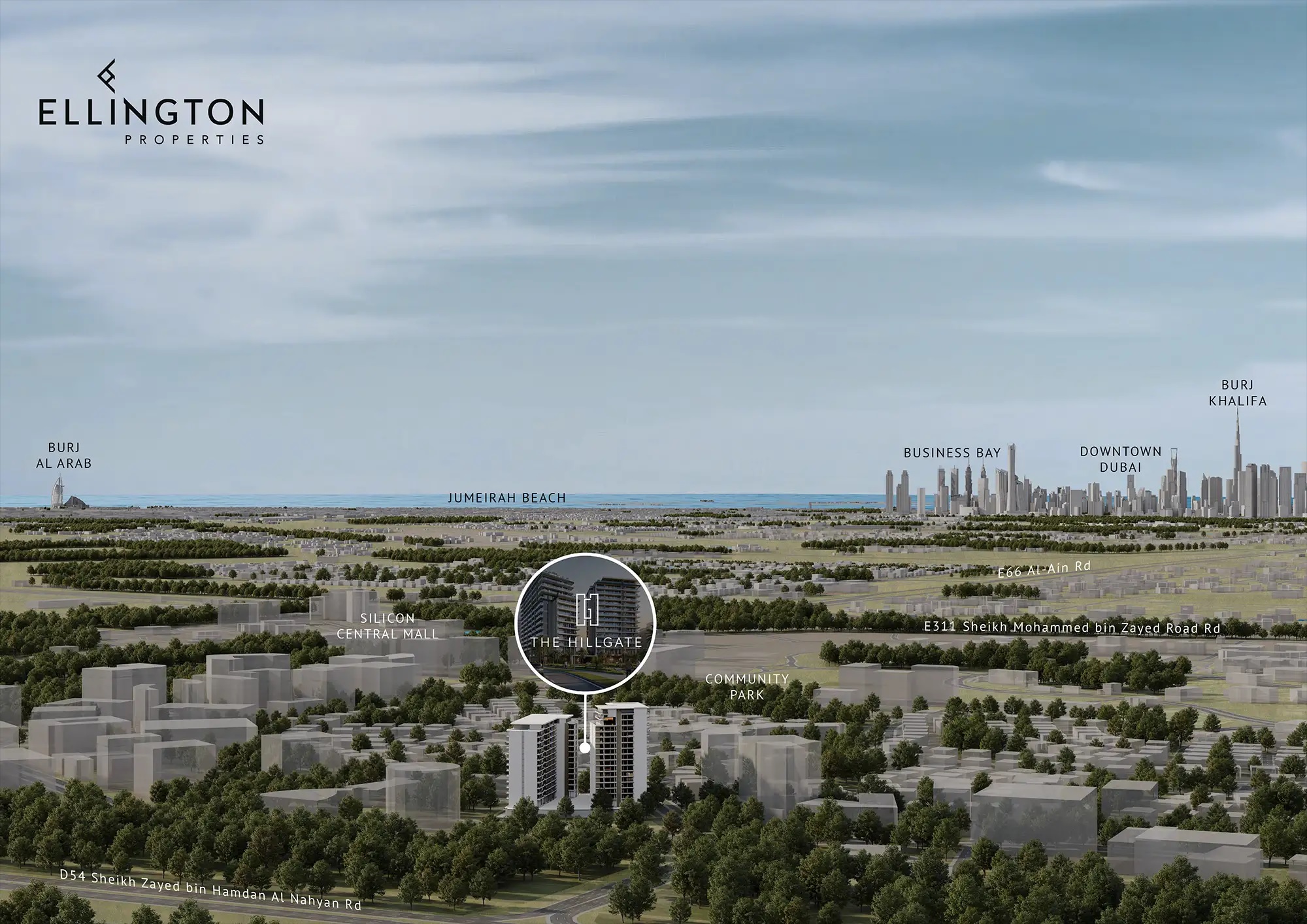 Ellington The Hillgate Location Image