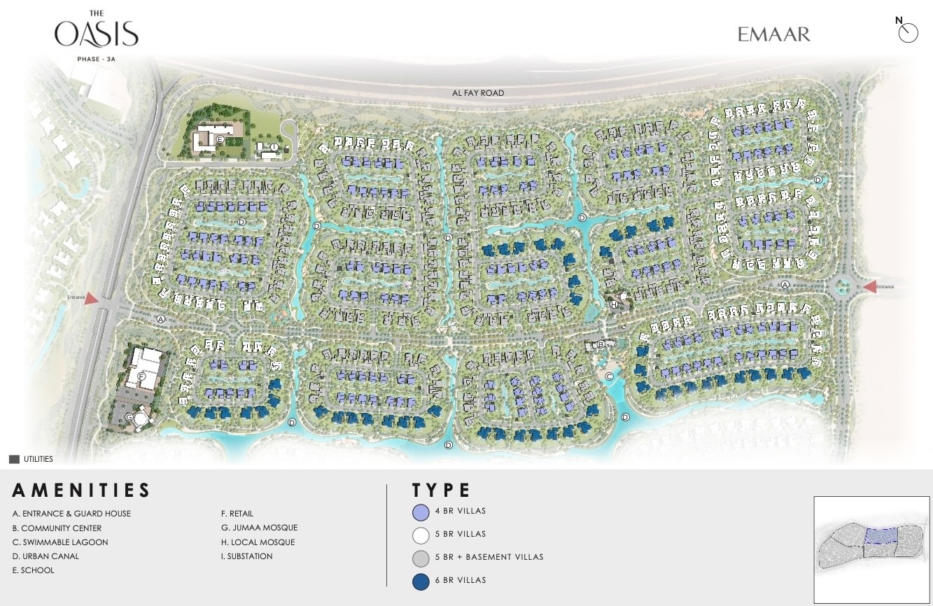 Emaar Address Villas Tierra Master Plan Image