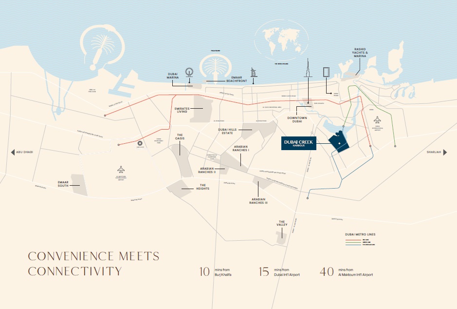 Emaar Albero Location Image