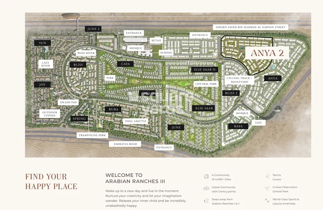 Emaar Anya 2 Master Plan Image