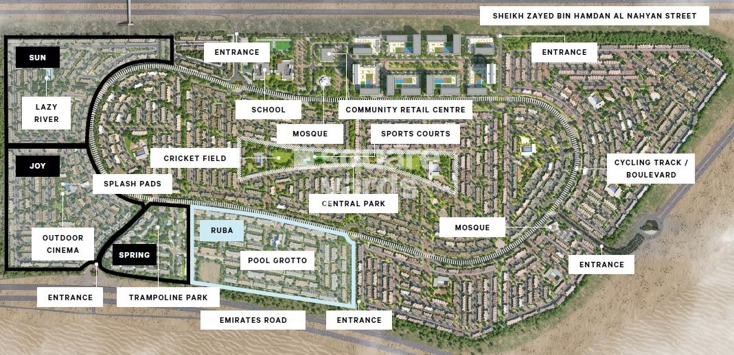 Emaar Arabian Ranches 3 SUN Master Plan Image