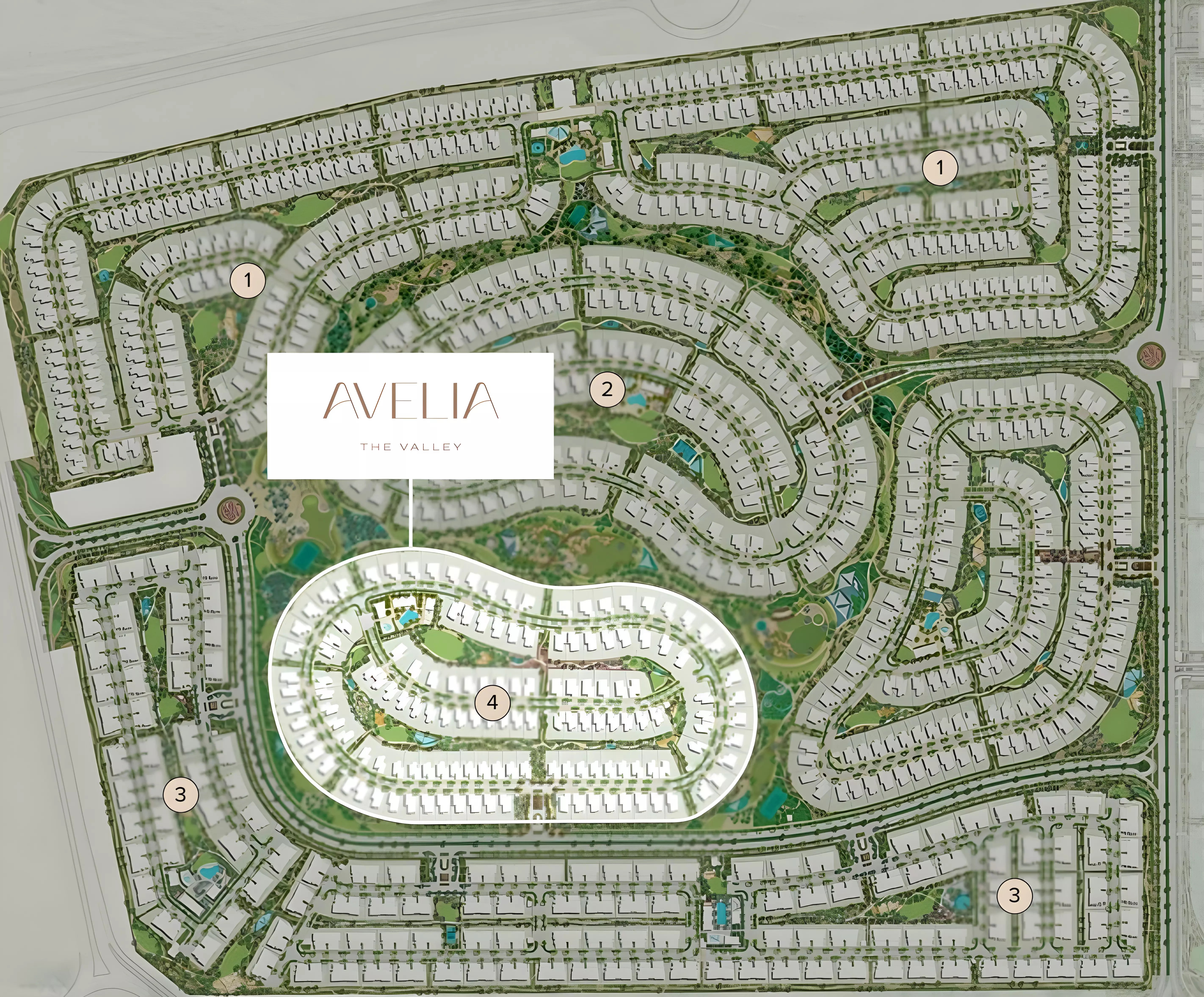 Emaar Avelia at The Valley Location Image