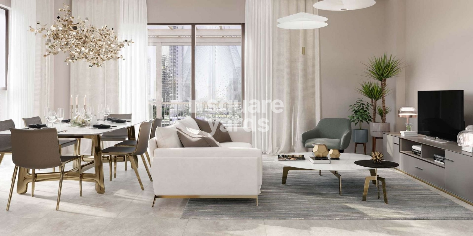 Emaar Bayshore Apartment Interiors