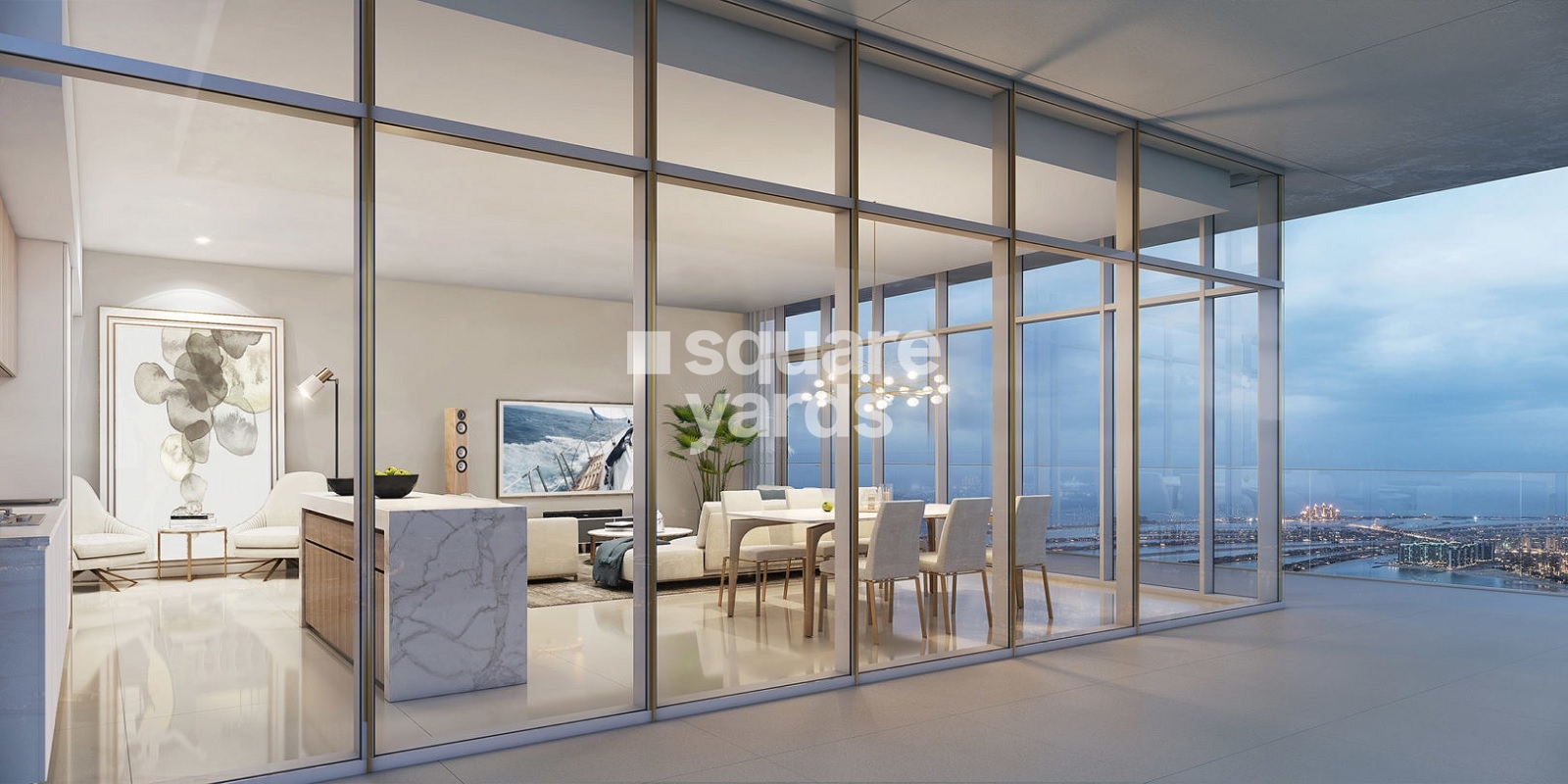 Emaar Beach Vista Apartment Interiors