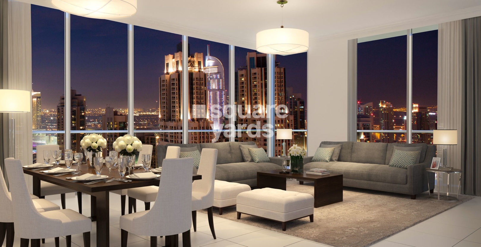 Emaar Boulevard Crescent Apartment Interiors