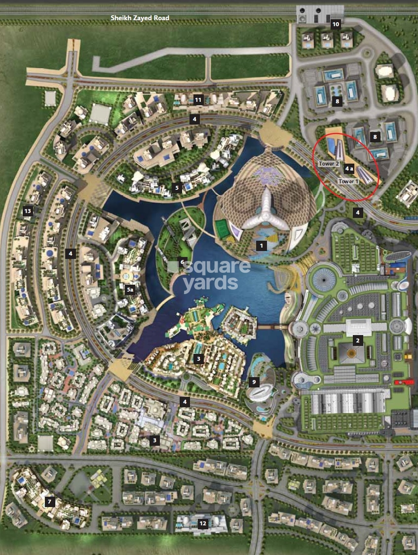 Emaar Boulevard Plaza Master Plan Image