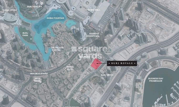 Emaar Burj Royale Location Image