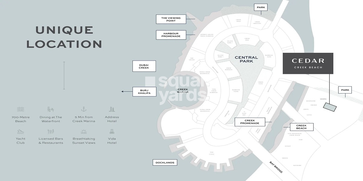 Emaar Cedar Location Image