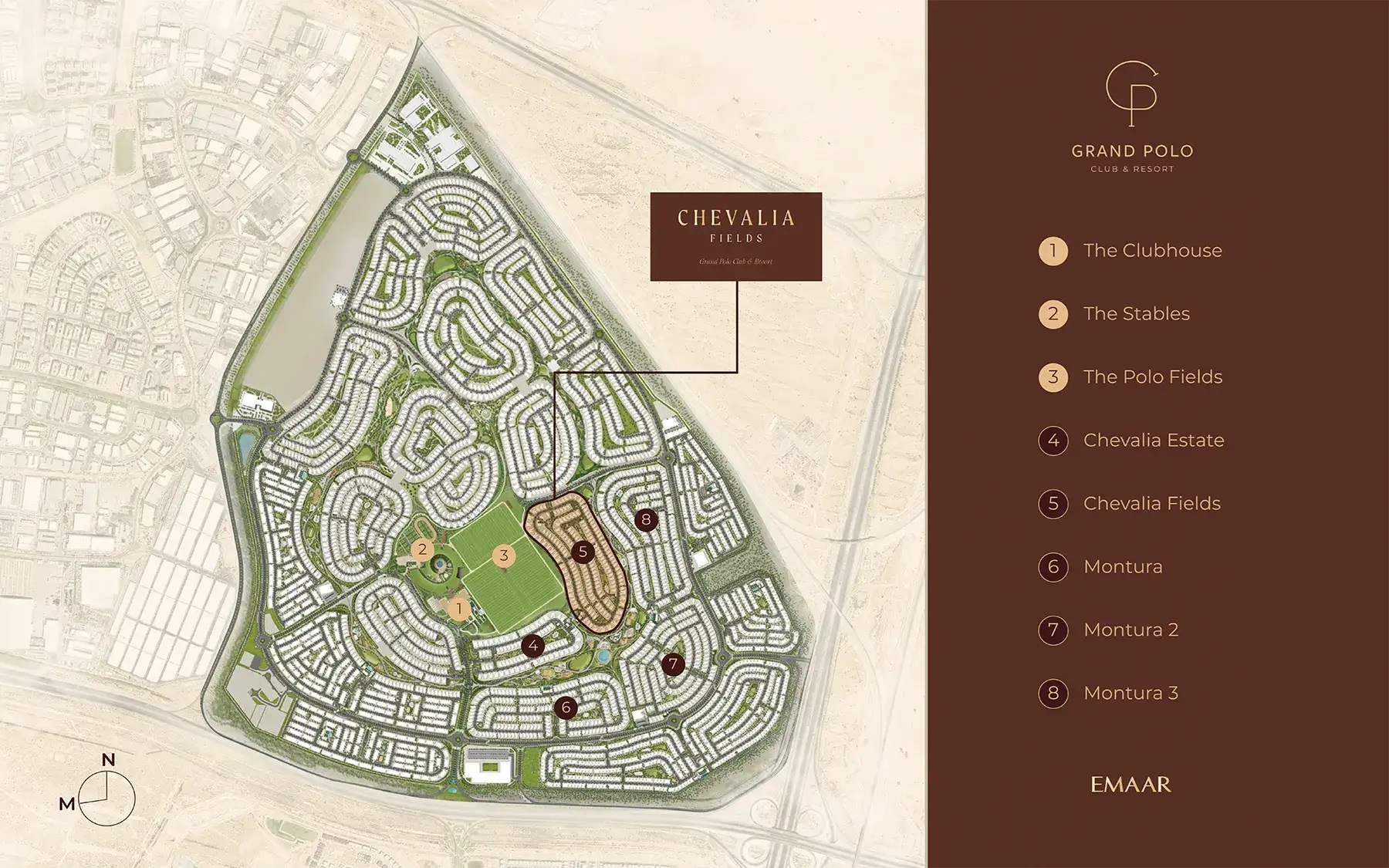 Emaar Chevalia Fields Master Plan Image