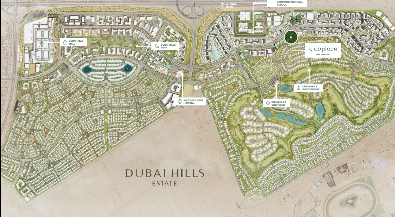 Emaar Club Place Master Plan Image