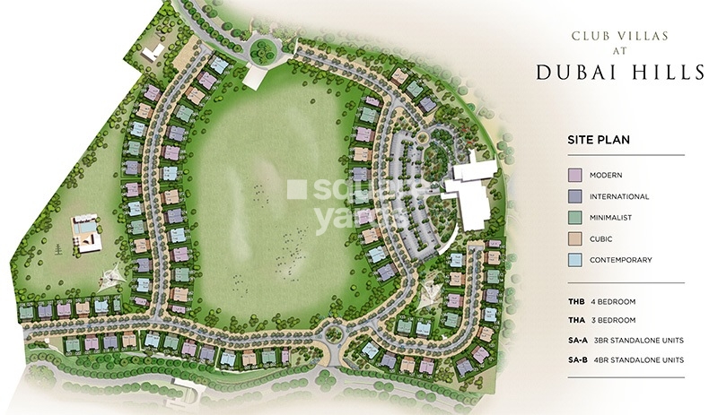 Emaar Club Villas Master Plan Image