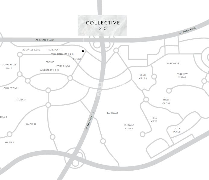 Emaar Collective 2 Location Image