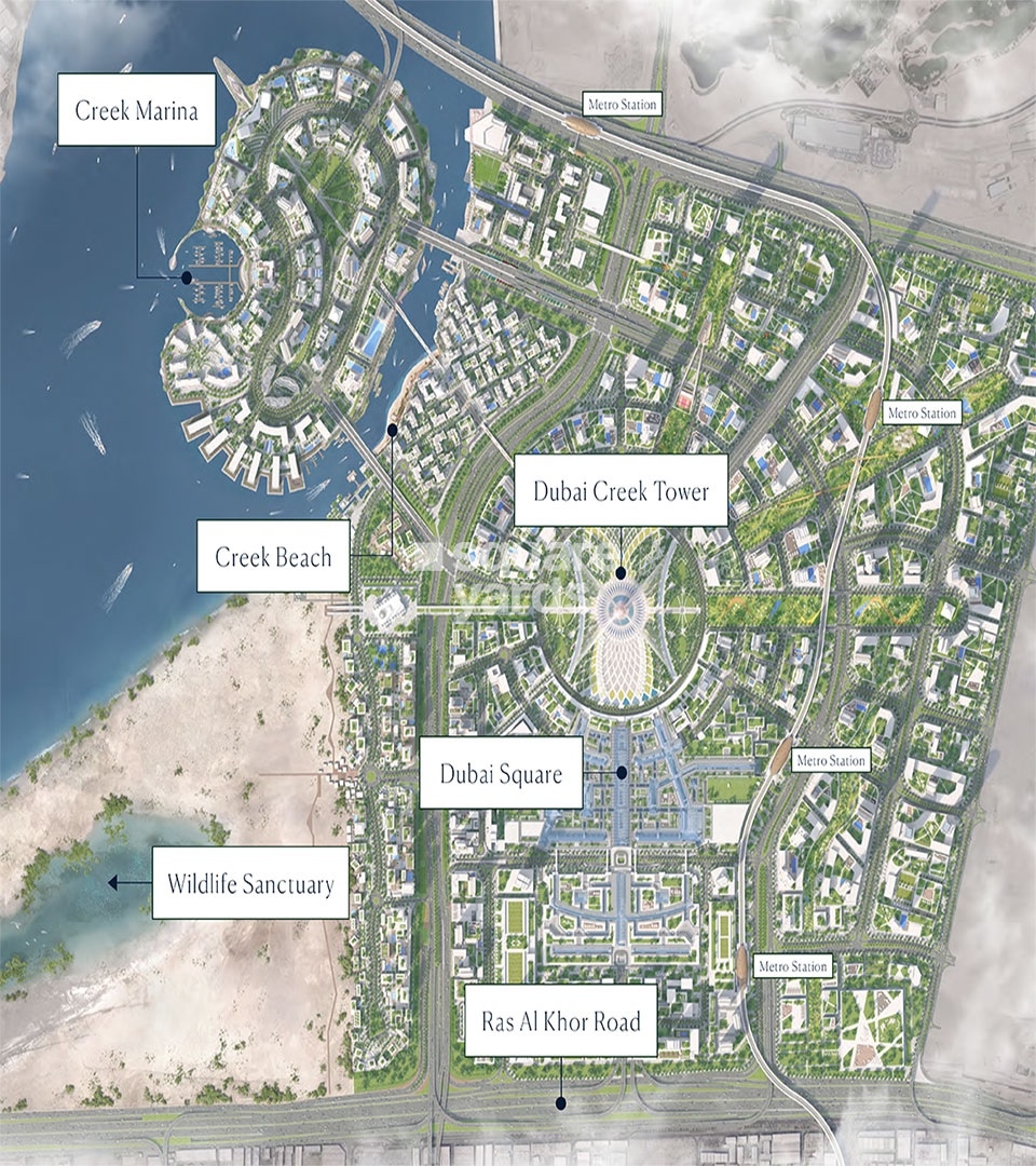 Emaar Dubai Creek Harbour Master Plan Image