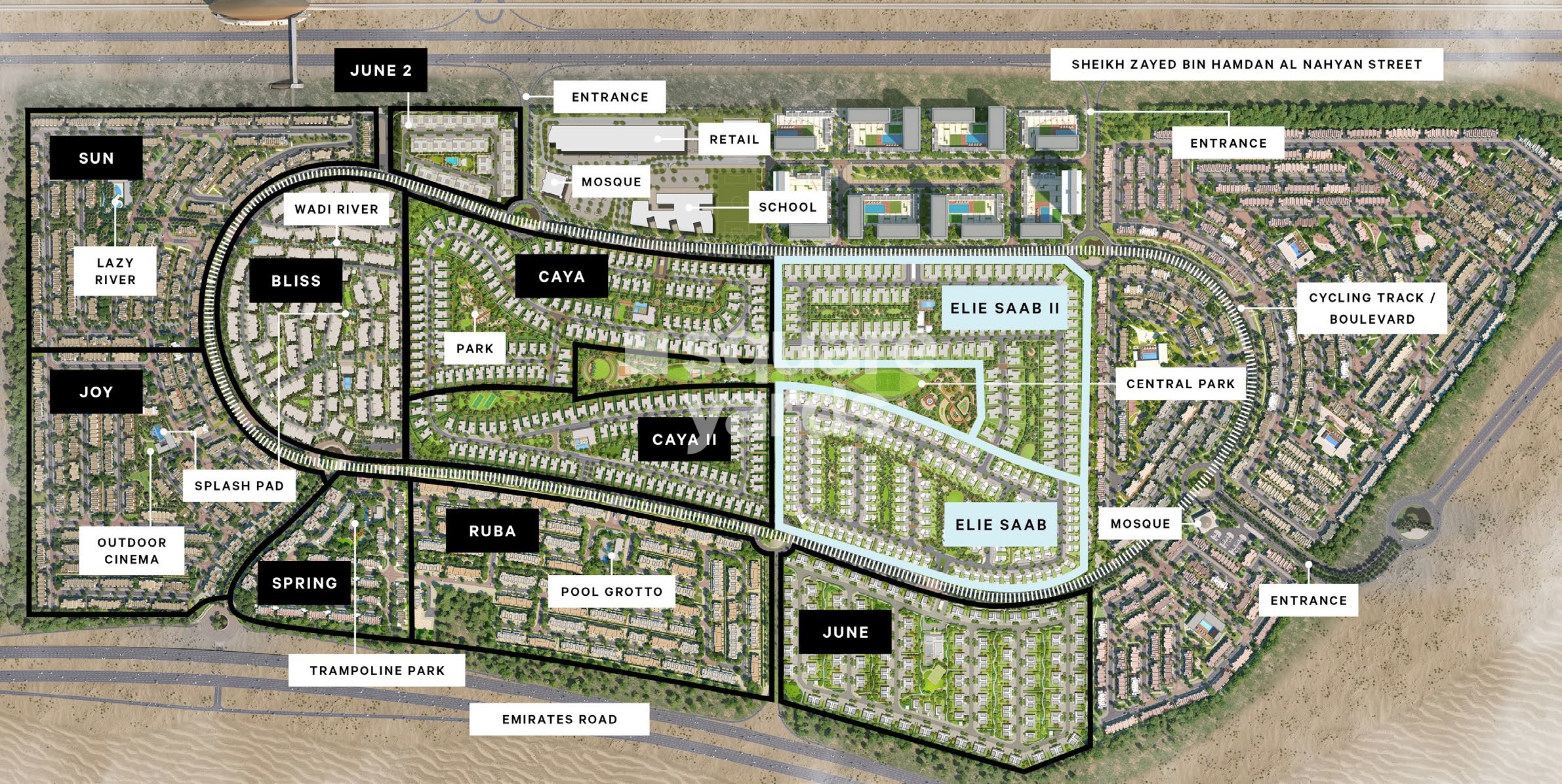 Emaar Elie Saab Master Plan Image