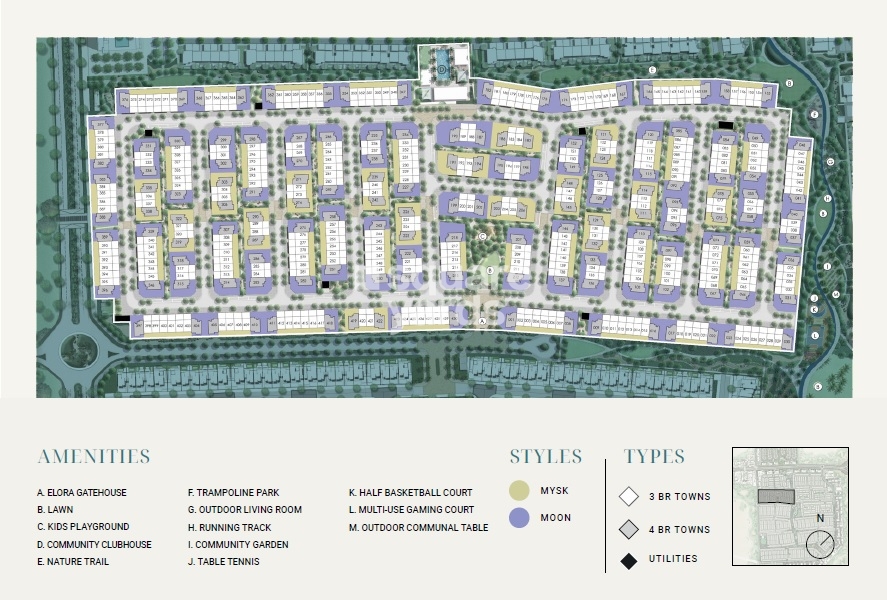 Emaar Elora Master Plan Image