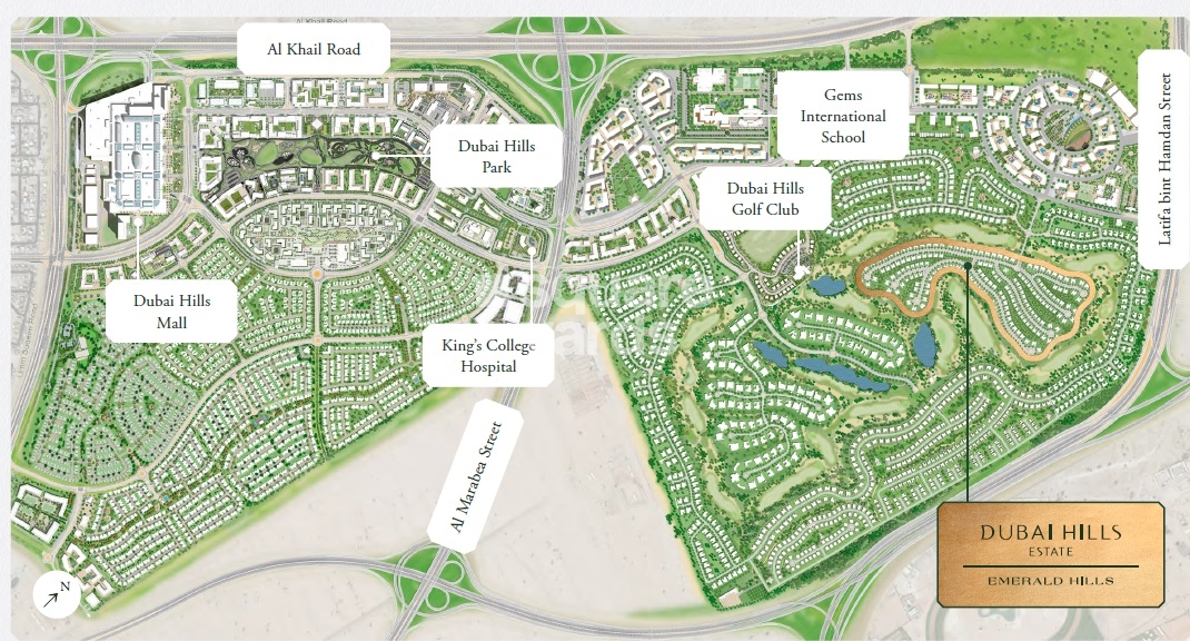 Emaar Emerald Hills Master Plan Image