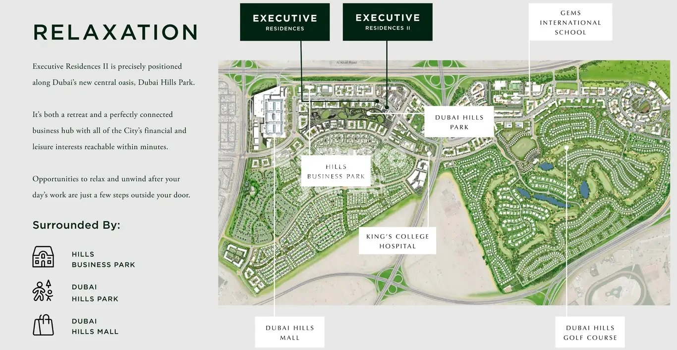 Emaar Executive Residences Master Plan Image