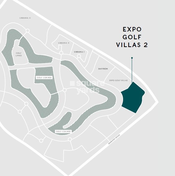 Emaar Expo Golf Villas Phase 2 Location Image