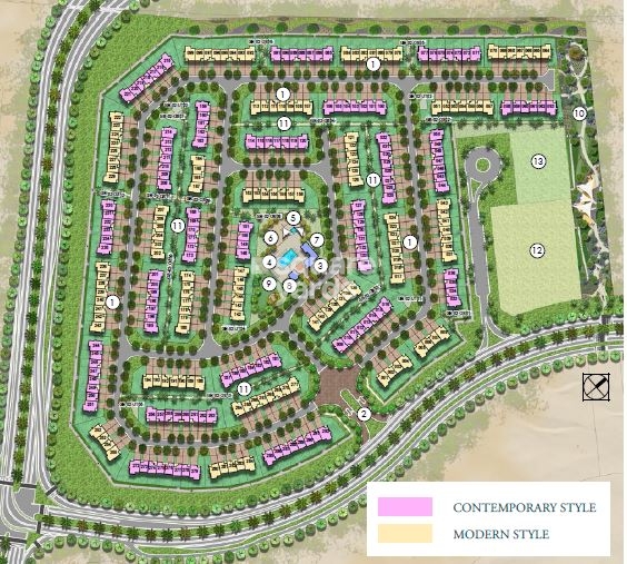 Emaar Expo Golf Villas Phase 5 Master Plan Image