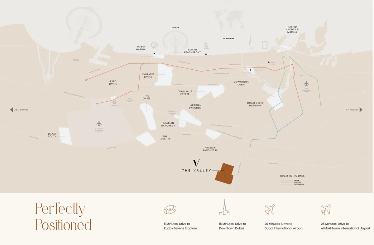 Emaar Farm Grove Location Image