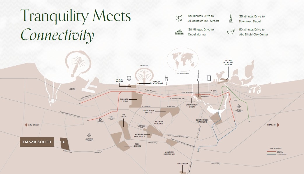 Emaar Golf Dale Location Image