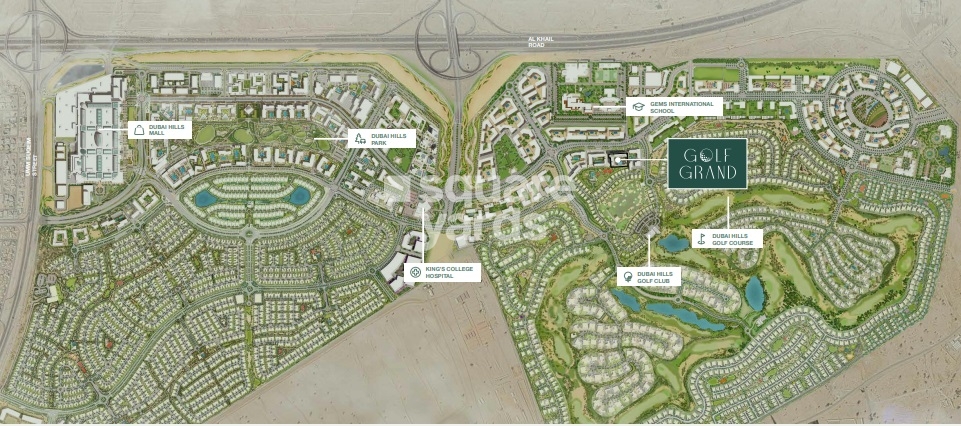 Emaar Golf Grand Apartments Master Plan Image