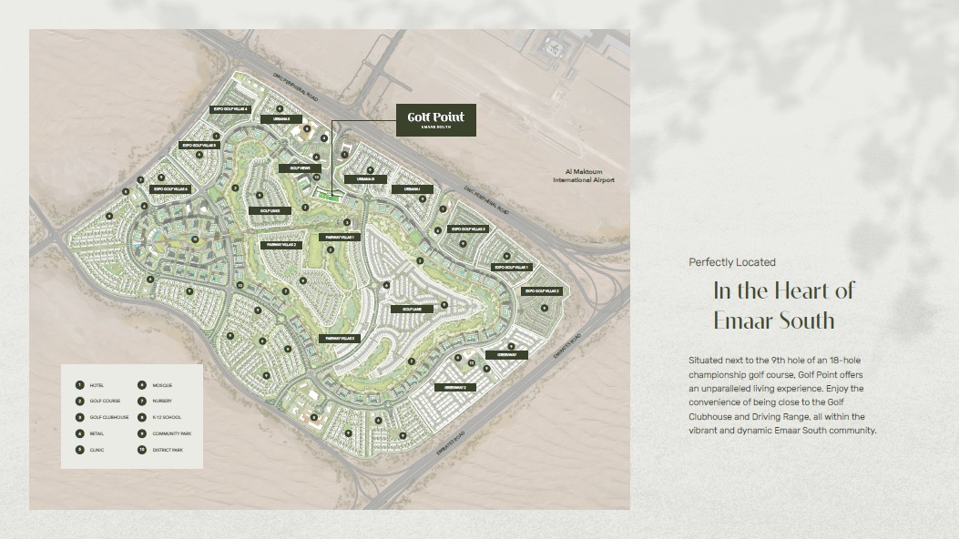 Emaar Golf Point Master Plan Image