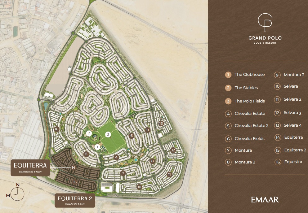 Emaar Grand Polo Equiterra Master Plan Image