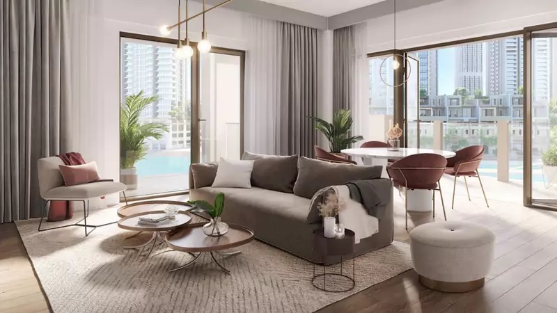 Emaar Grove Creek Beach Apartment Interiors