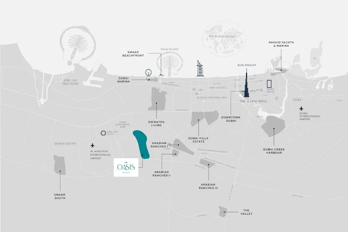 Emaar Lavita Location Image