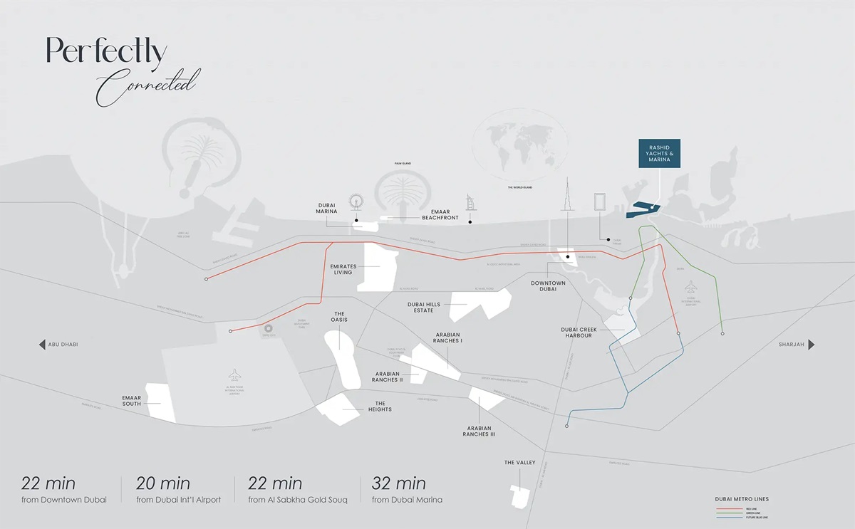 Emaar Marina Place Location Image
