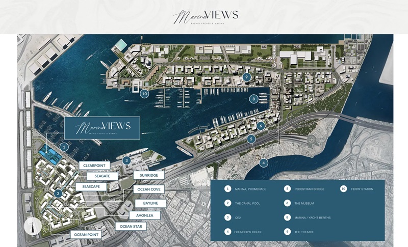 Emaar Marina Views Master Plan Image