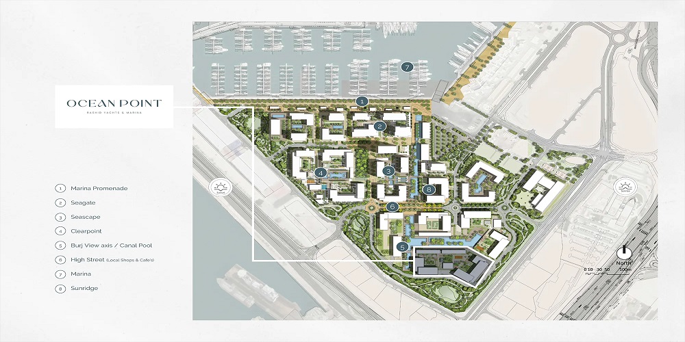 Emaar Ocean Point Master Plan Image