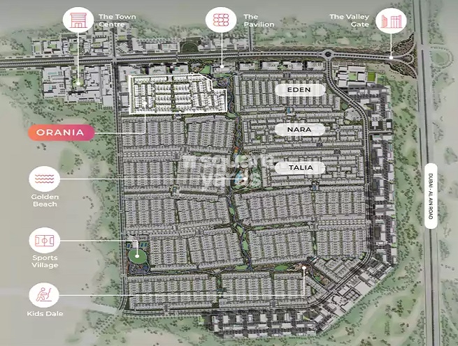 Emaar Orania At The Valley Master Plan Image