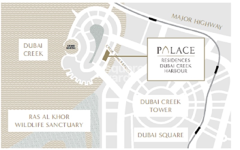 Emaar Palace Residences Location Image