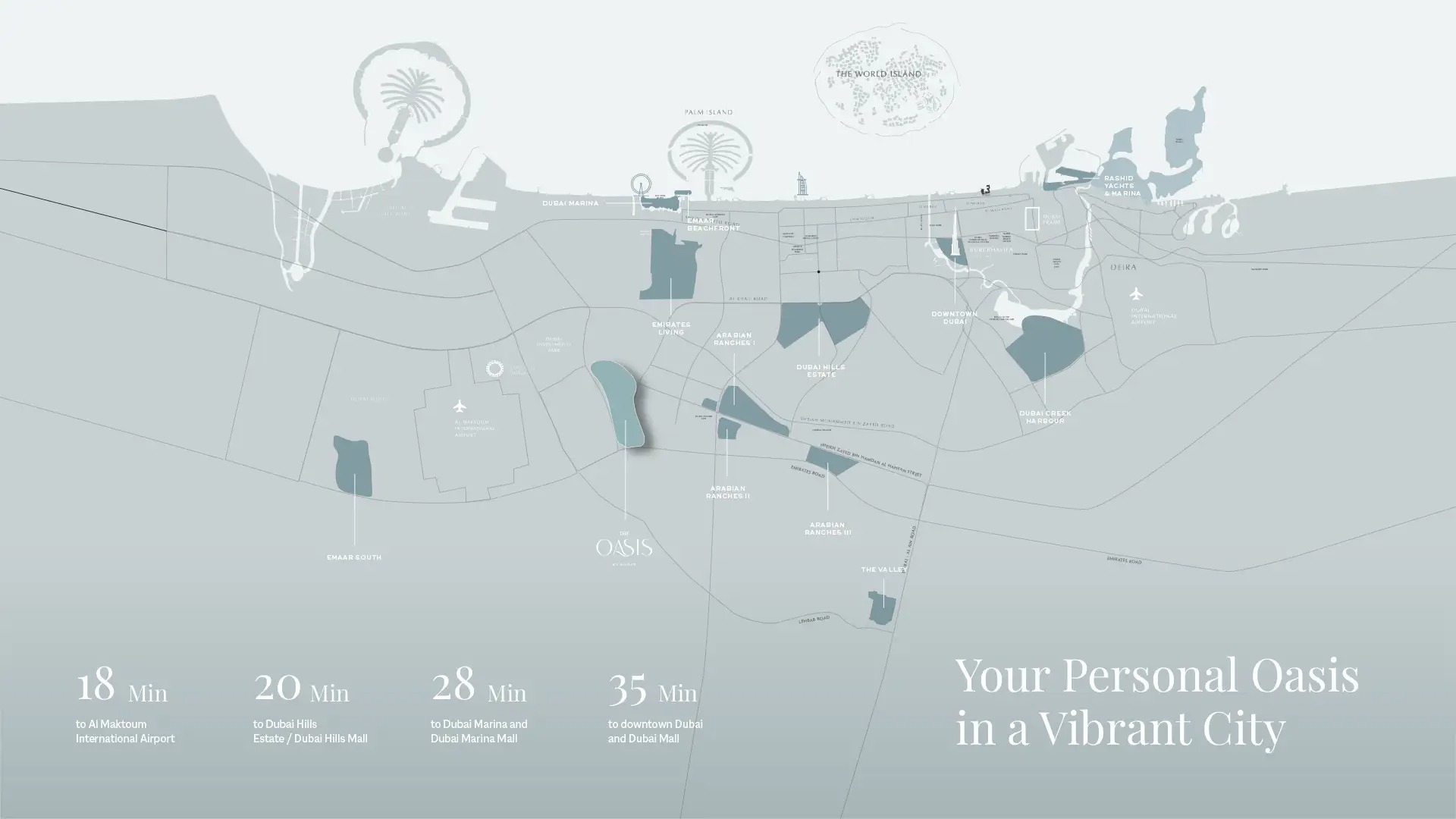 Emaar Palmiera Collective Location Image